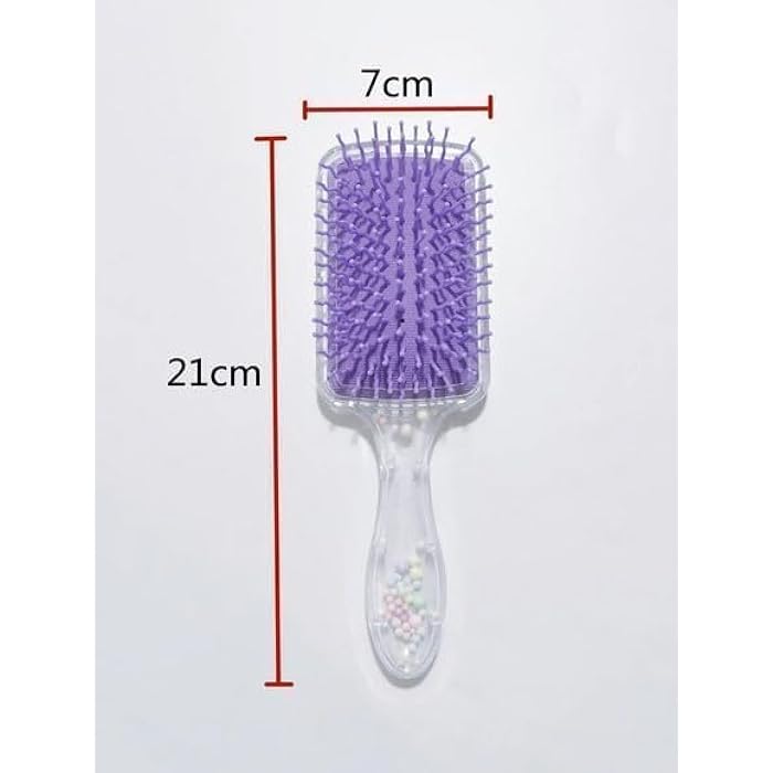 Gentle Detangling Hair Brush – Anti-Knot Flexible Bristles for Kids & Adults – Smooth Styling Without Pulling – Perfect for Curly, Thick, Fine & Sensitive Hair - Image 2